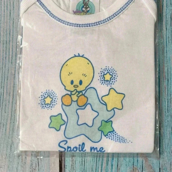 Baby looney tunes screened tee shirt deadstock - Picture 2 of 6